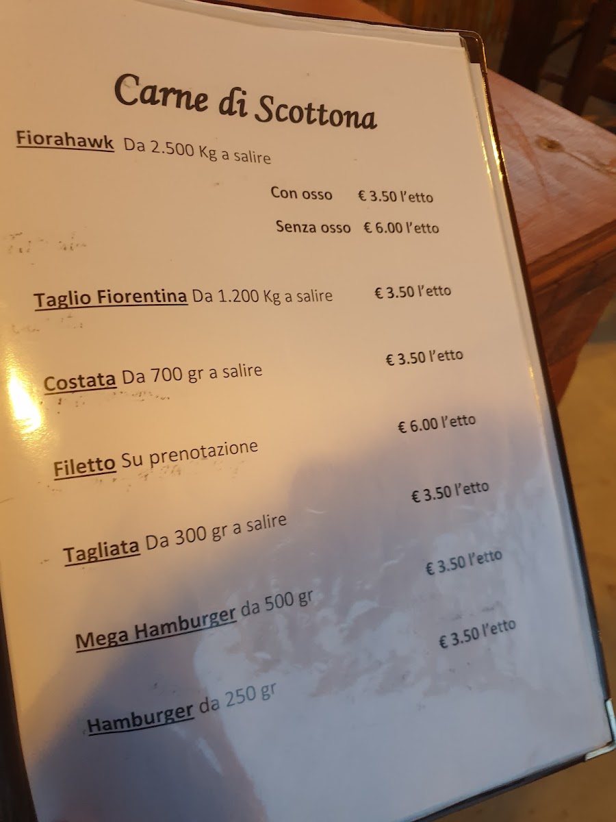 Menu Braceria Matera N5-9